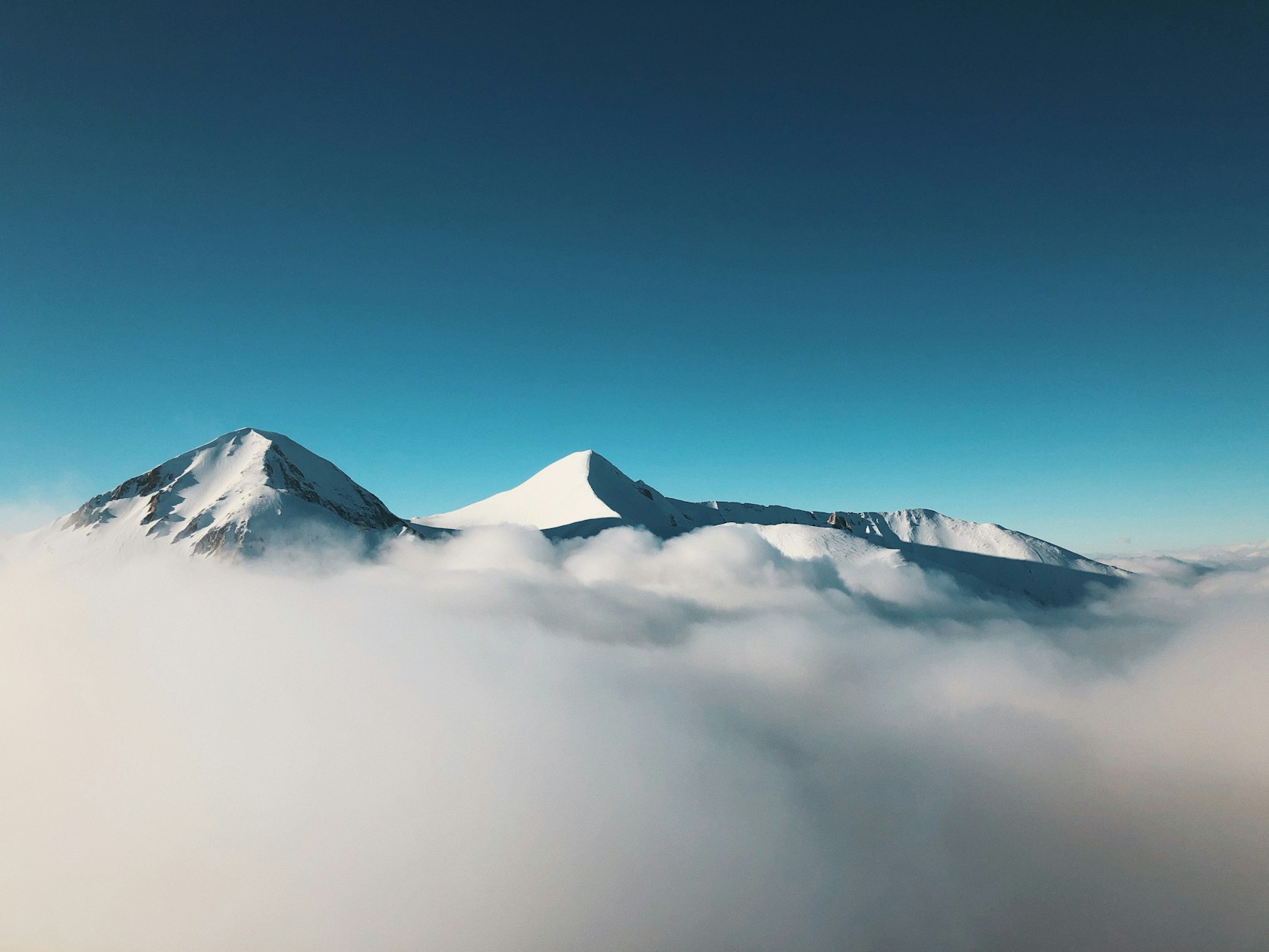 Beautiful mountain view of Bansko, Bulgaria
